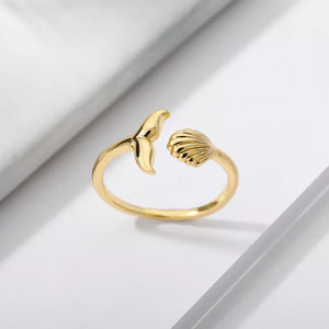 Mermaid Adjustable Ring