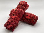 Load image into Gallery viewer, Dragon’s Blood White Sage Smudge Stick+ Palo Santo Set
