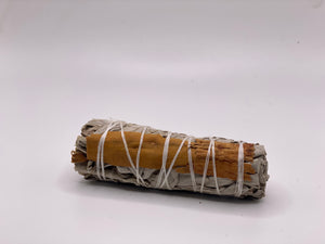 Cinnamon White Safe Smudge Stick + Palo Santo Set