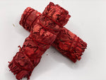 Load image into Gallery viewer, Dragon’s Blood White Sage Smudge Stick+ Palo Santo Set
